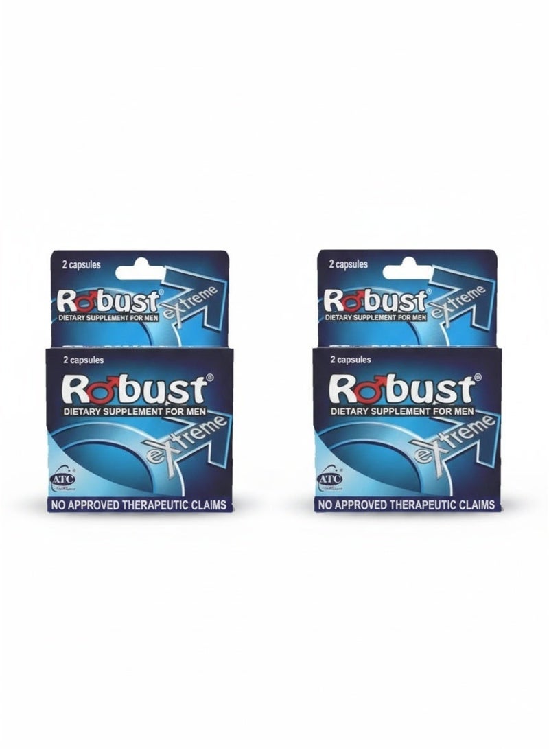 مكمل غذائي قوي وفعال للرجال، قطعتان.